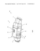 LOCK MECHANISM FOR AN ALARM SECURITY DEVICE diagram and image