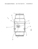 LOCK MECHANISM FOR AN ALARM SECURITY DEVICE diagram and image