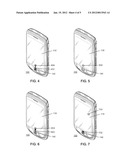 PORTABLE ELECTRONIC DEVICE WITH A TOUCH-SENSITIVE DISPLAY AND NAVIGATION     DEVICE AND METHOD diagram and image