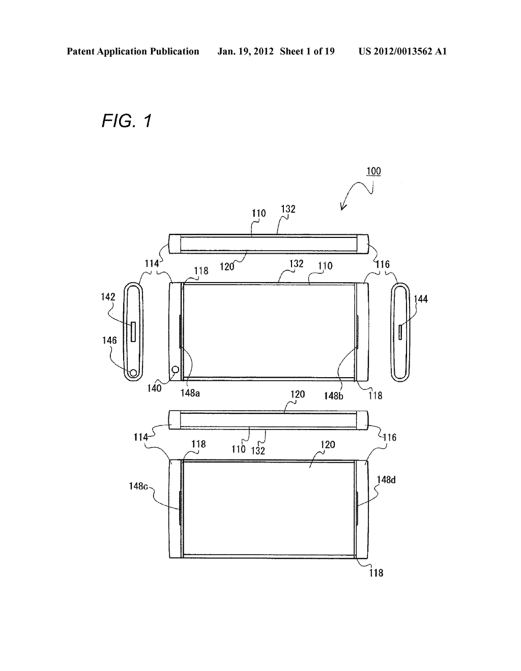 ELECTRONIC DEVICE, INFORMATION PROCESSING METHOD AND INFORMATION DISPLAY     METHOD - diagram, schematic, and image 02