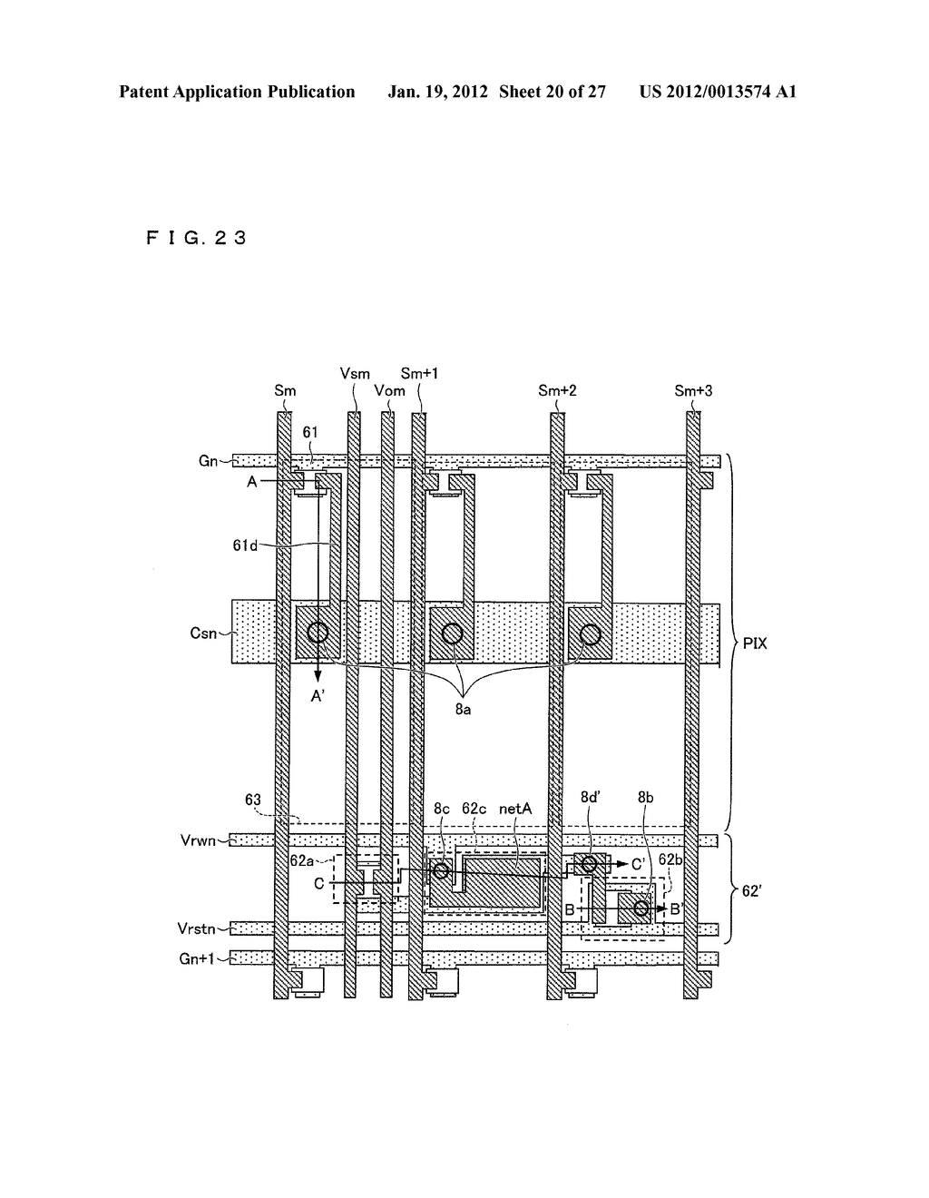 DISPLAY DEVICE AND DRIVING METHOD FOR DISPLAY DEVICE - diagram, schematic, and image 21