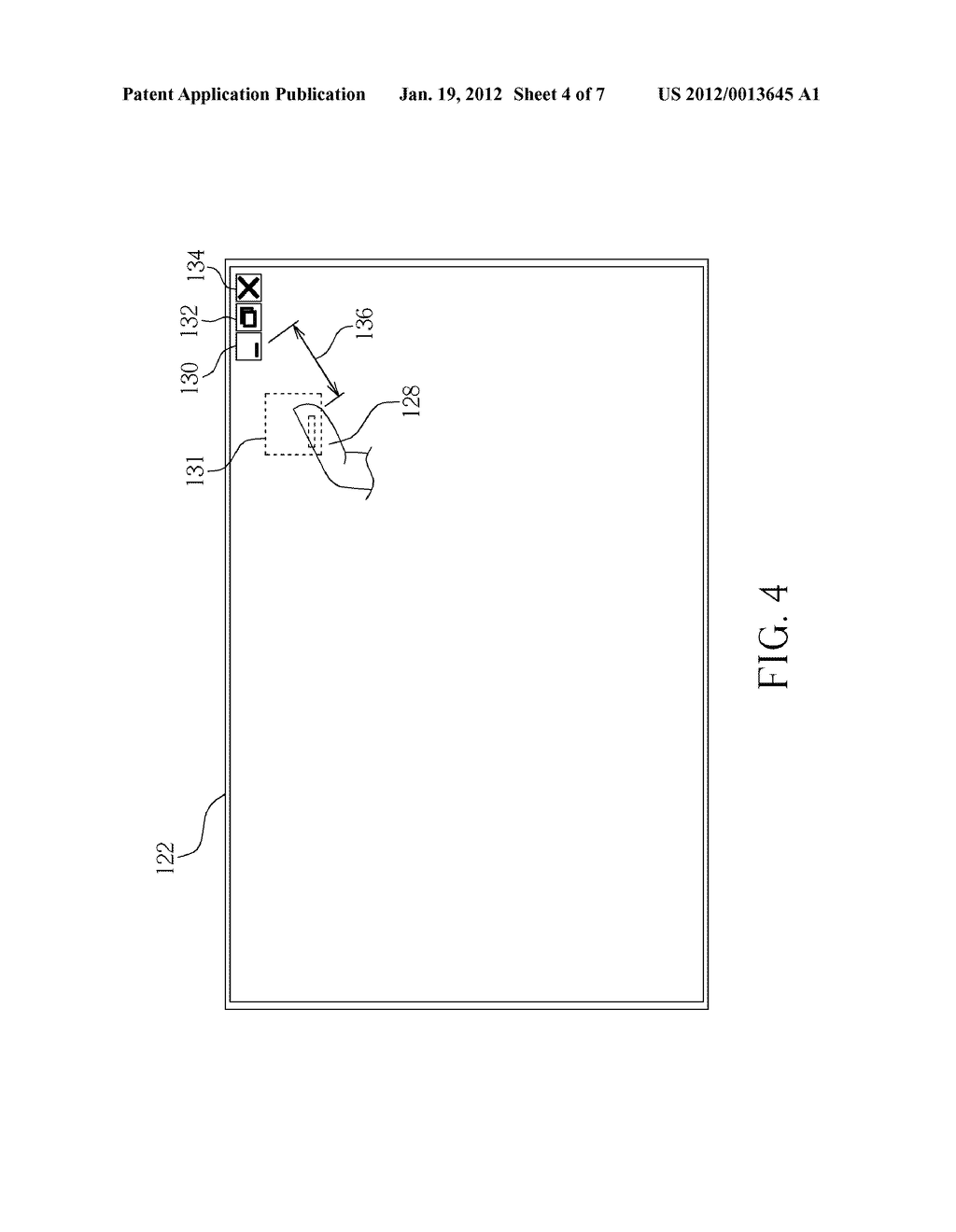 DISPLAY AND METHOD OF DISPLAYING ICON IMAGE - diagram, schematic, and image 05