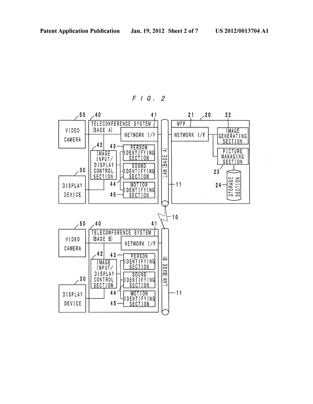 TELECONFERENCE SYSTEM - diagram, schematic, and image 03