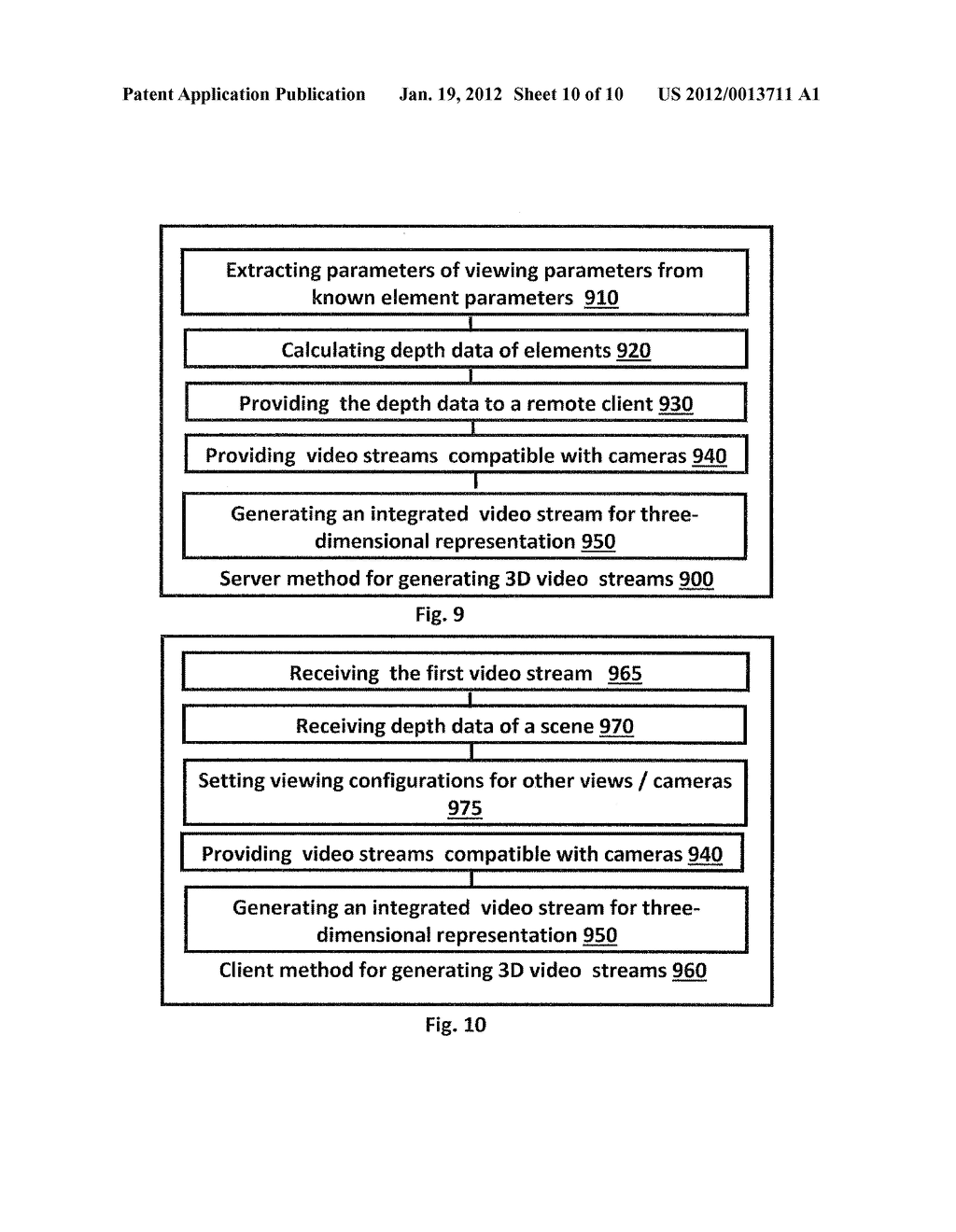 METHOD AND SYSTEM FOR CREATING THREE-DIMENSIONAL VIEWABLE VIDEO FROM A     SINGLE VIDEO STREAM - diagram, schematic, and image 11