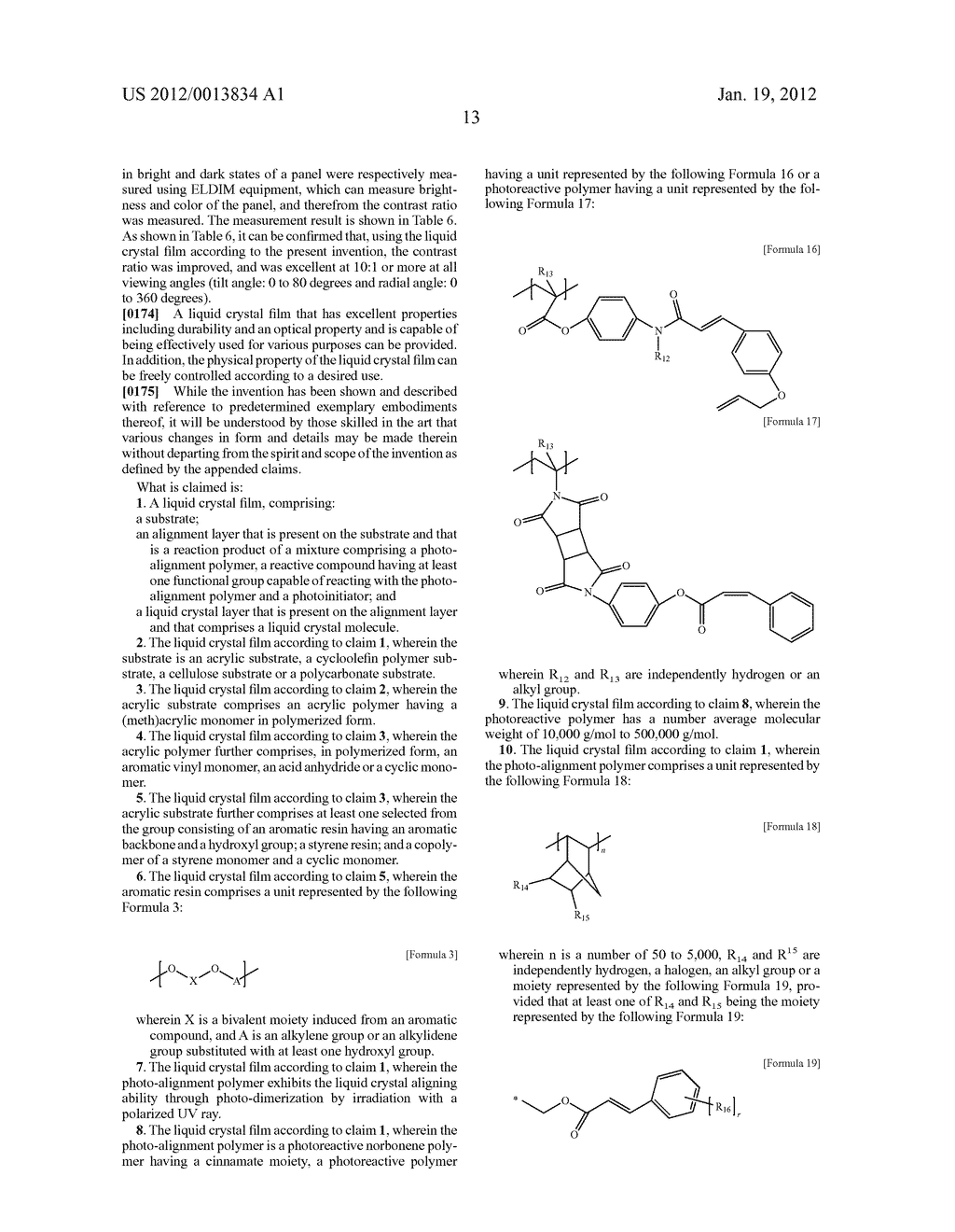 LIQUID CRYSTAL FILM - diagram, schematic, and image 20