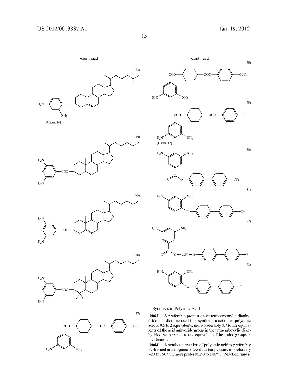 COMPOSITION FOR FORMING LIQUID CRYSTAL ALIGNMENT FILM AND LIQUID CRYSTAL     DISPLAY DEVICE - diagram, schematic, and image 19