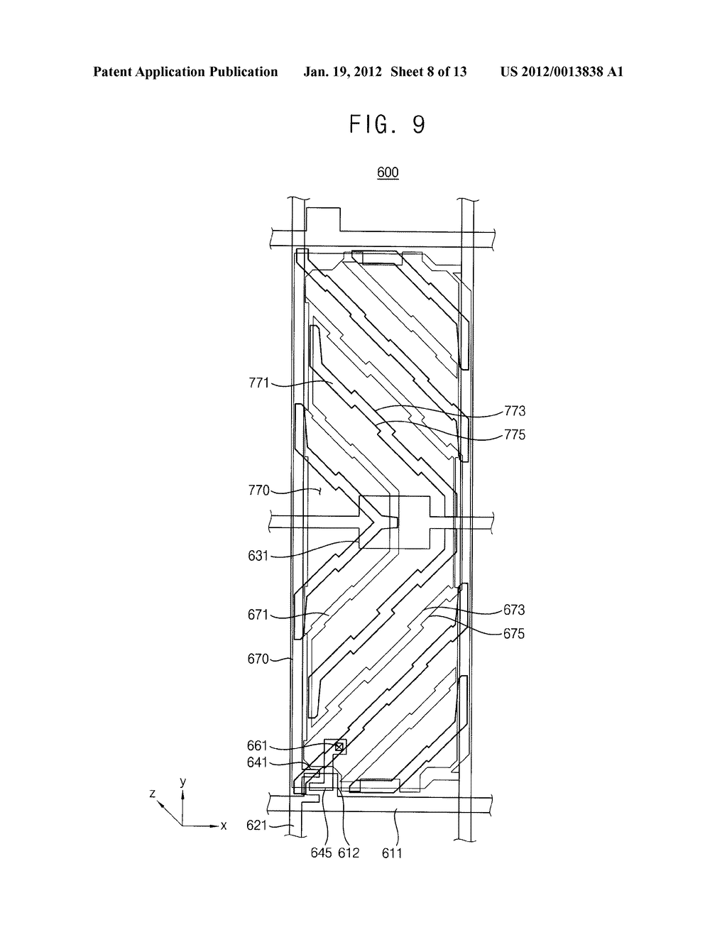 DISPLAY SUBSTRATE AND DISPLAY PANEL HAVING THE SAME - diagram, schematic, and image 09