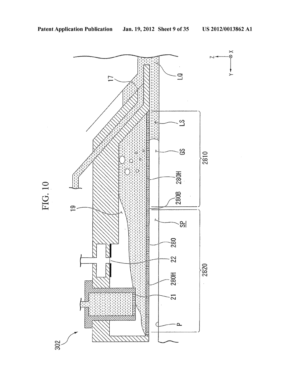 LIQUID IMMERSION MEMBER, IMMERSION EXPOSURE APPARATUS, LIQUID RECOVERING     METHOD, DEVICE FABRICATING METHOD, PROGRAM, AND STORAGE MEDIUM - diagram, schematic, and image 10