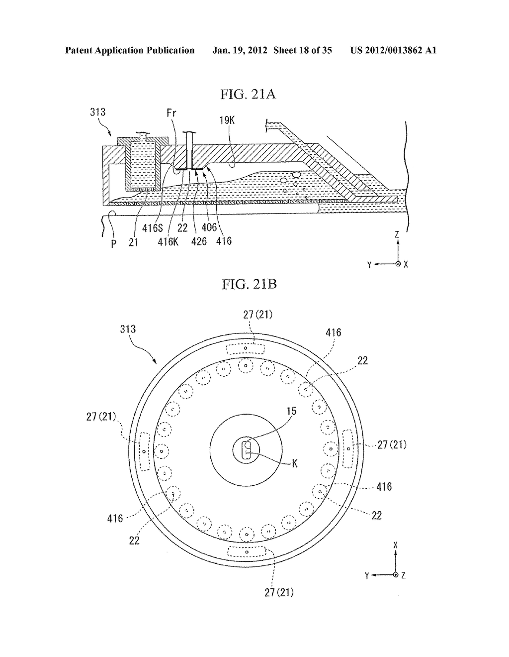 LIQUID IMMERSION MEMBER, IMMERSION EXPOSURE APPARATUS, LIQUID RECOVERING     METHOD, DEVICE FABRICATING METHOD, PROGRAM, AND STORAGE MEDIUM - diagram, schematic, and image 19