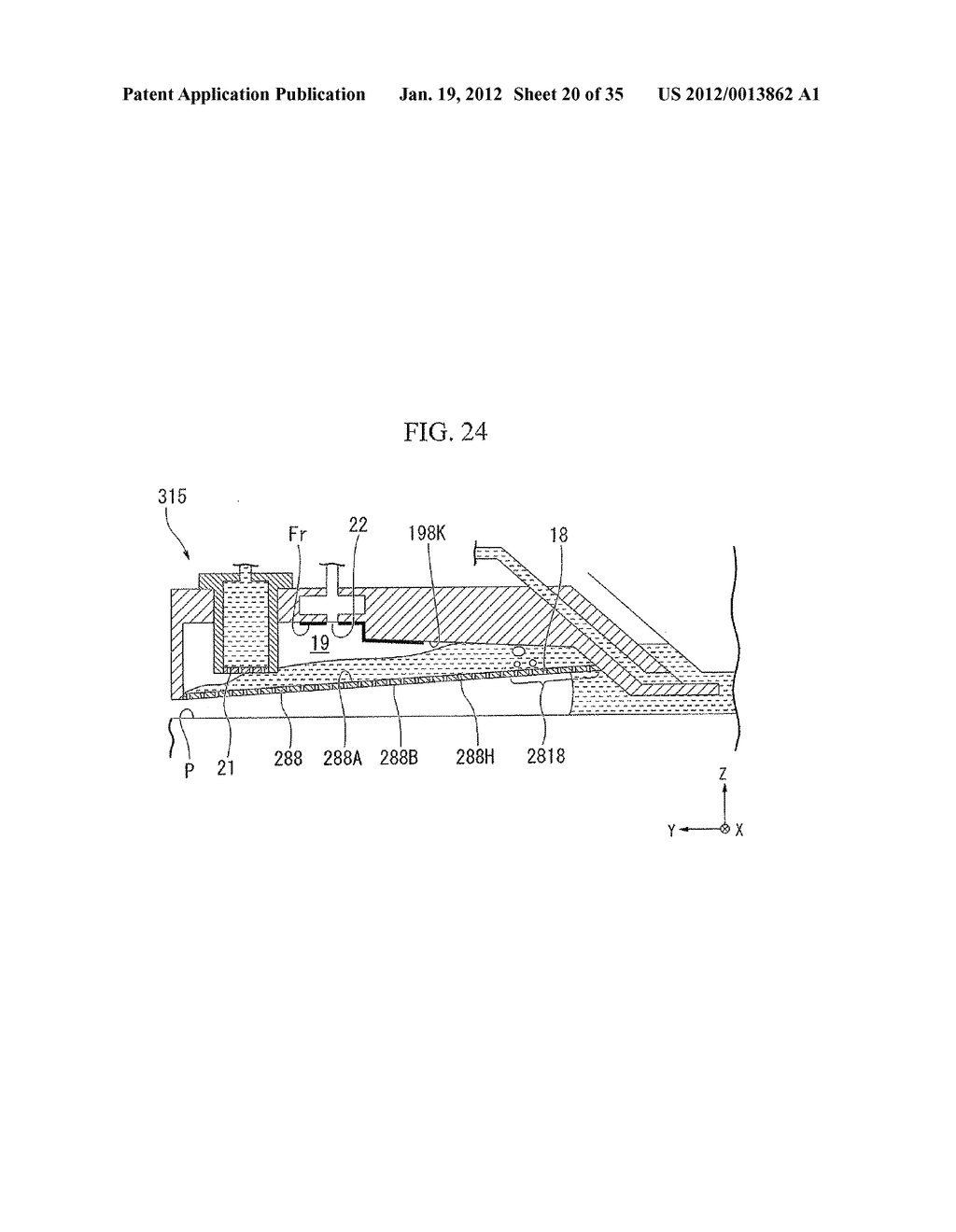 LIQUID IMMERSION MEMBER, IMMERSION EXPOSURE APPARATUS, LIQUID RECOVERING     METHOD, DEVICE FABRICATING METHOD, PROGRAM, AND STORAGE MEDIUM - diagram, schematic, and image 21