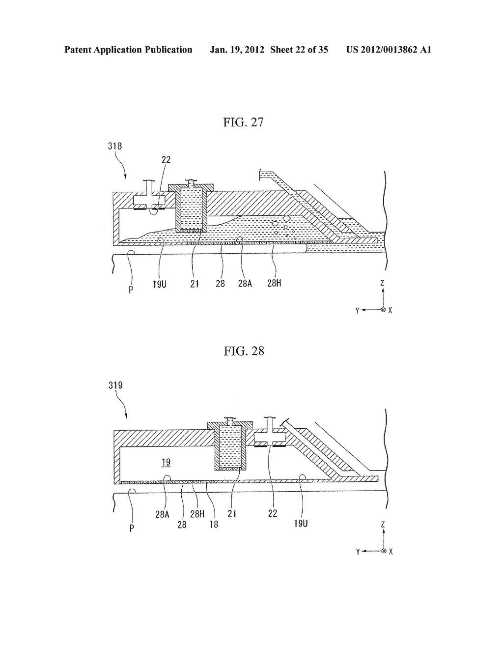 LIQUID IMMERSION MEMBER, IMMERSION EXPOSURE APPARATUS, LIQUID RECOVERING     METHOD, DEVICE FABRICATING METHOD, PROGRAM, AND STORAGE MEDIUM - diagram, schematic, and image 23