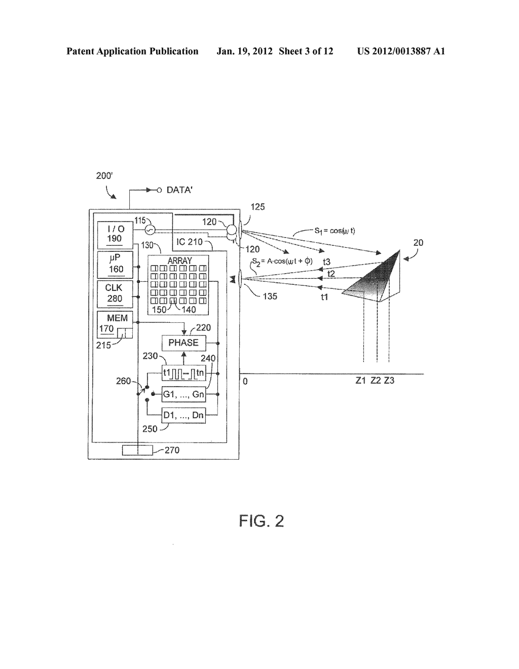 METHOD AND SYSTEM FOR MULTI-PHASE DYNAMIC CALIBRATION OF THREE-DIMENSIONAL     (3D) SENSORS IN A TIME-OF-FLIGHT SYSTEM - diagram, schematic, and image 04