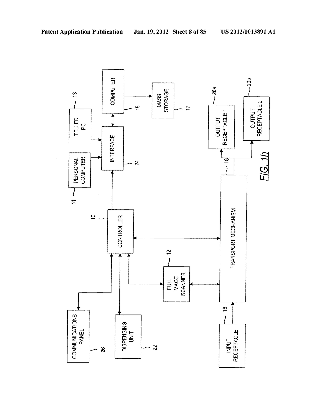 CHECK AND U.S. BANK NOTE PROCESSING DEVICE AND METHOD - diagram, schematic, and image 09