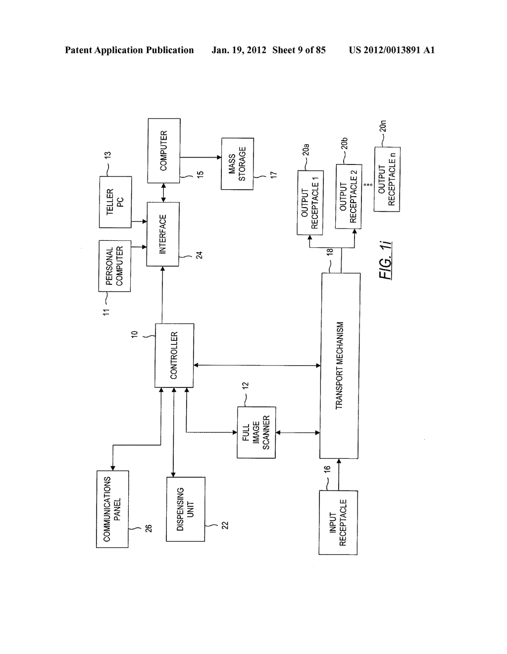 CHECK AND U.S. BANK NOTE PROCESSING DEVICE AND METHOD - diagram, schematic, and image 10