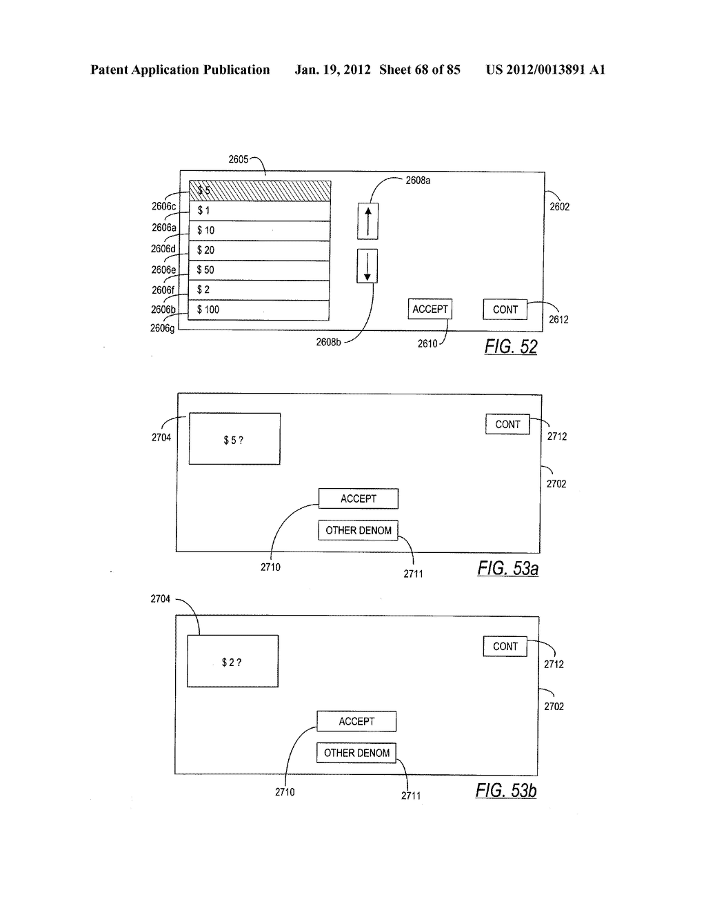 CHECK AND U.S. BANK NOTE PROCESSING DEVICE AND METHOD - diagram, schematic, and image 69