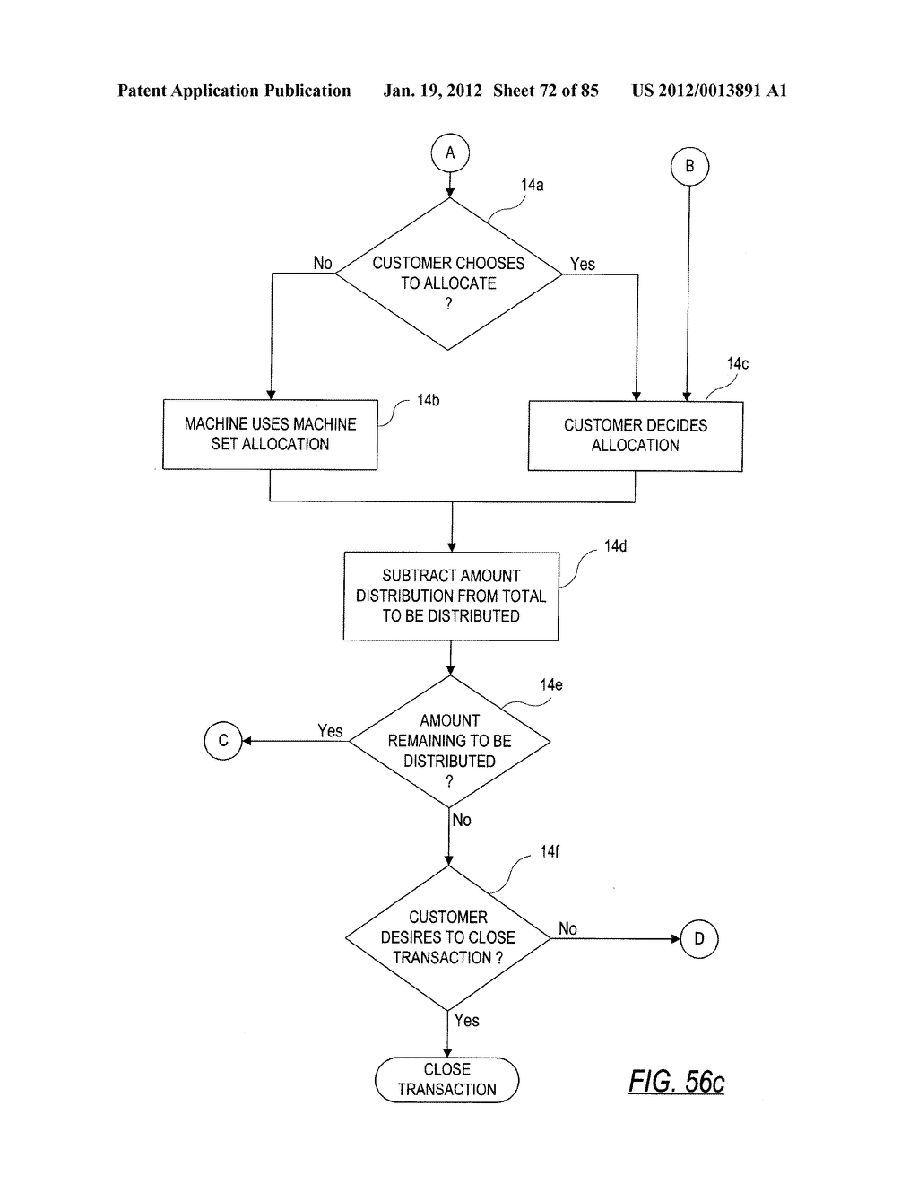 CHECK AND U.S. BANK NOTE PROCESSING DEVICE AND METHOD - diagram, schematic, and image 73