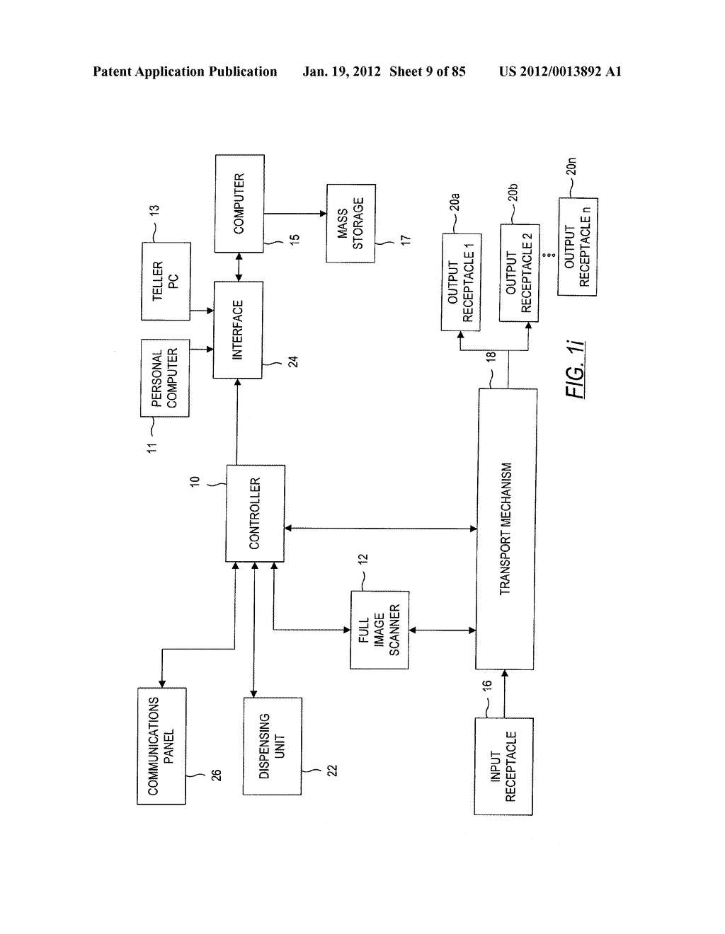 CHECK AND U.S. BANK NOTE PROCESSING DEVICE AND METHOD - diagram, schematic, and image 10