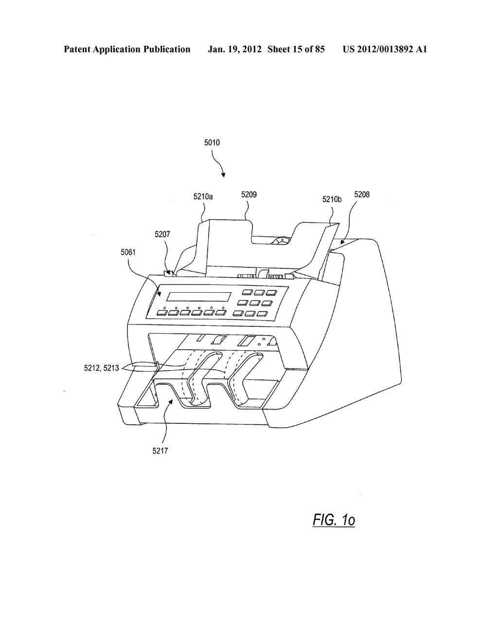 CHECK AND U.S. BANK NOTE PROCESSING DEVICE AND METHOD - diagram, schematic, and image 16