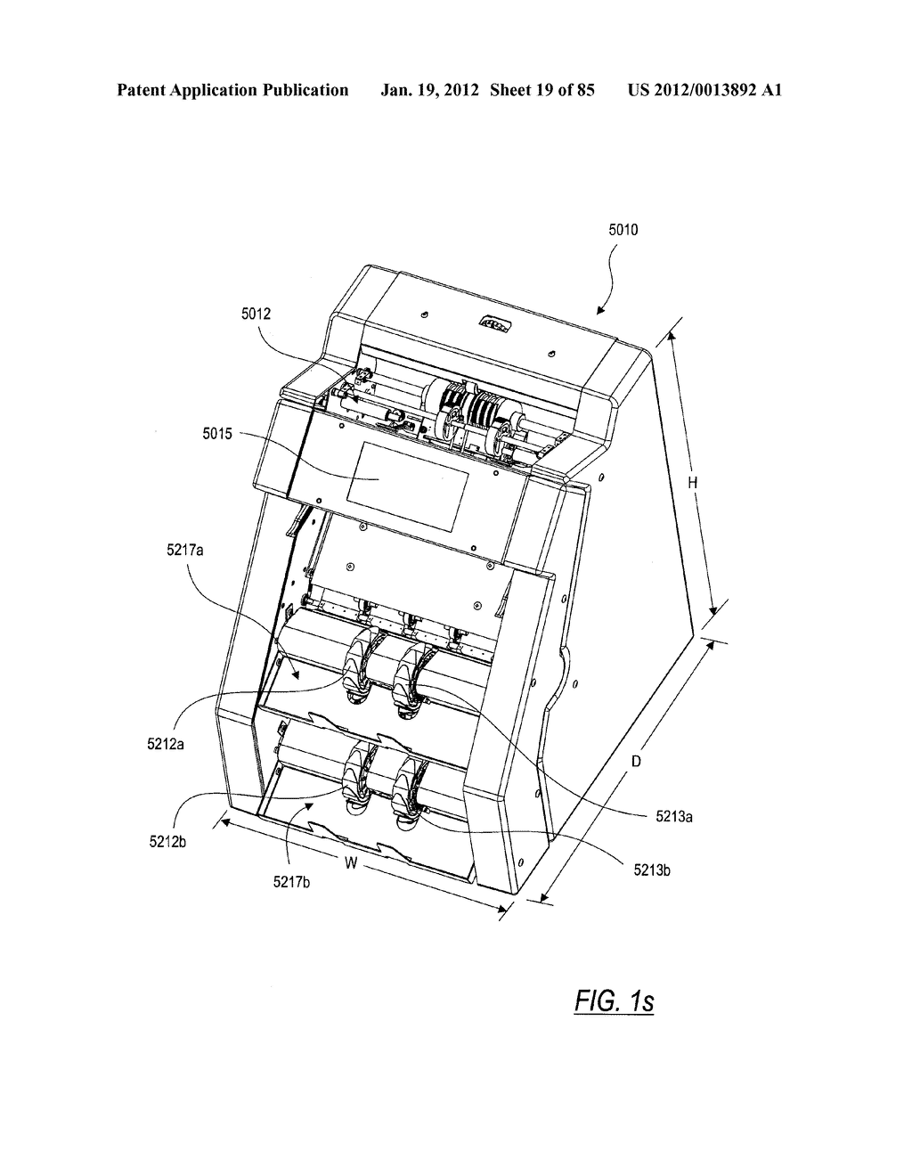 CHECK AND U.S. BANK NOTE PROCESSING DEVICE AND METHOD - diagram, schematic, and image 20