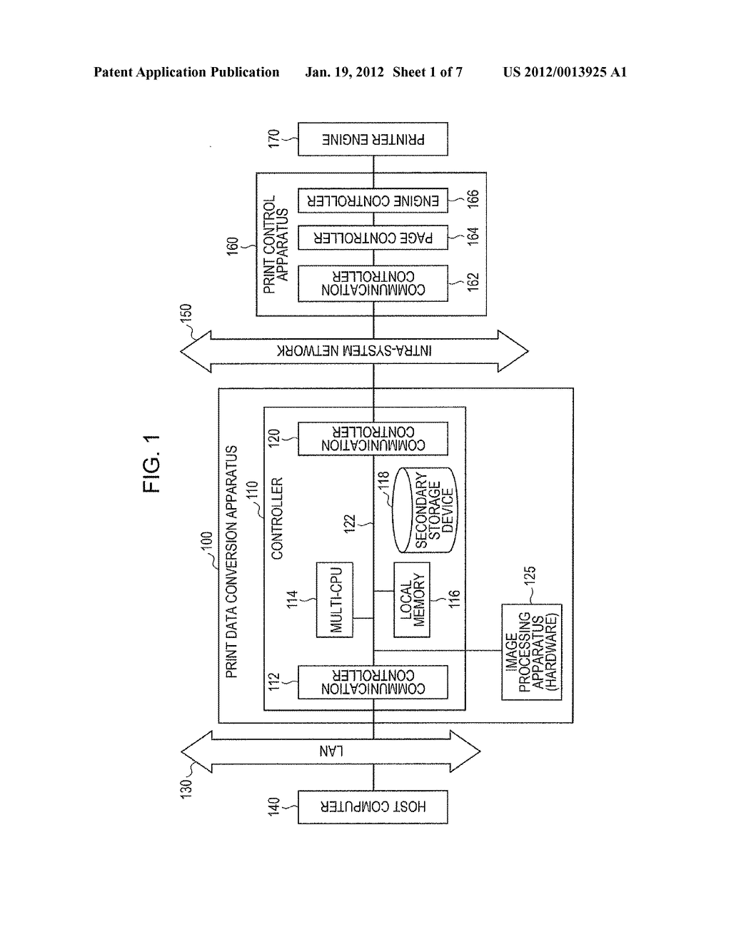 PRINT DOCUMENT CONVERSION APPARATUS, PRINT DOCUMENT CONVERSION METHOD, AND     COMPUTER READABLE MEDIUM - diagram, schematic, and image 02