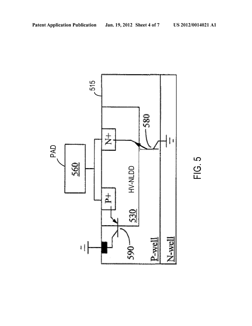 INTEGRATED ELECTROSTATIC DISCHARGE (ESD) DEVICE - diagram, schematic, and image 05