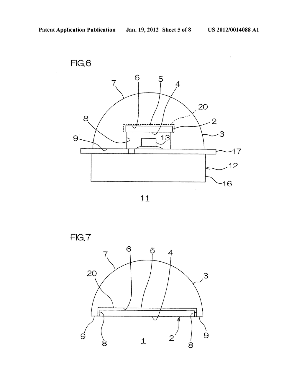 COMPONENT FOR LIGHT-EMITTING DEVICE, LIGHT-EMITTING DEVICE AND PRODUCING     METHOD THEREOF - diagram, schematic, and image 06