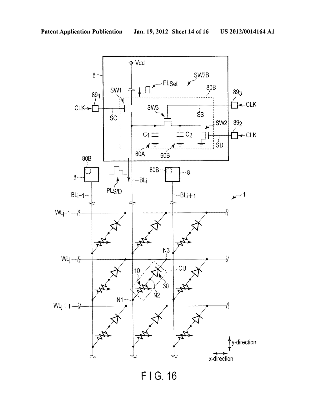 RESISTANCE-CHANGE MEMORY AND METHOD OF OPERATING THE SAME - diagram, schematic, and image 15