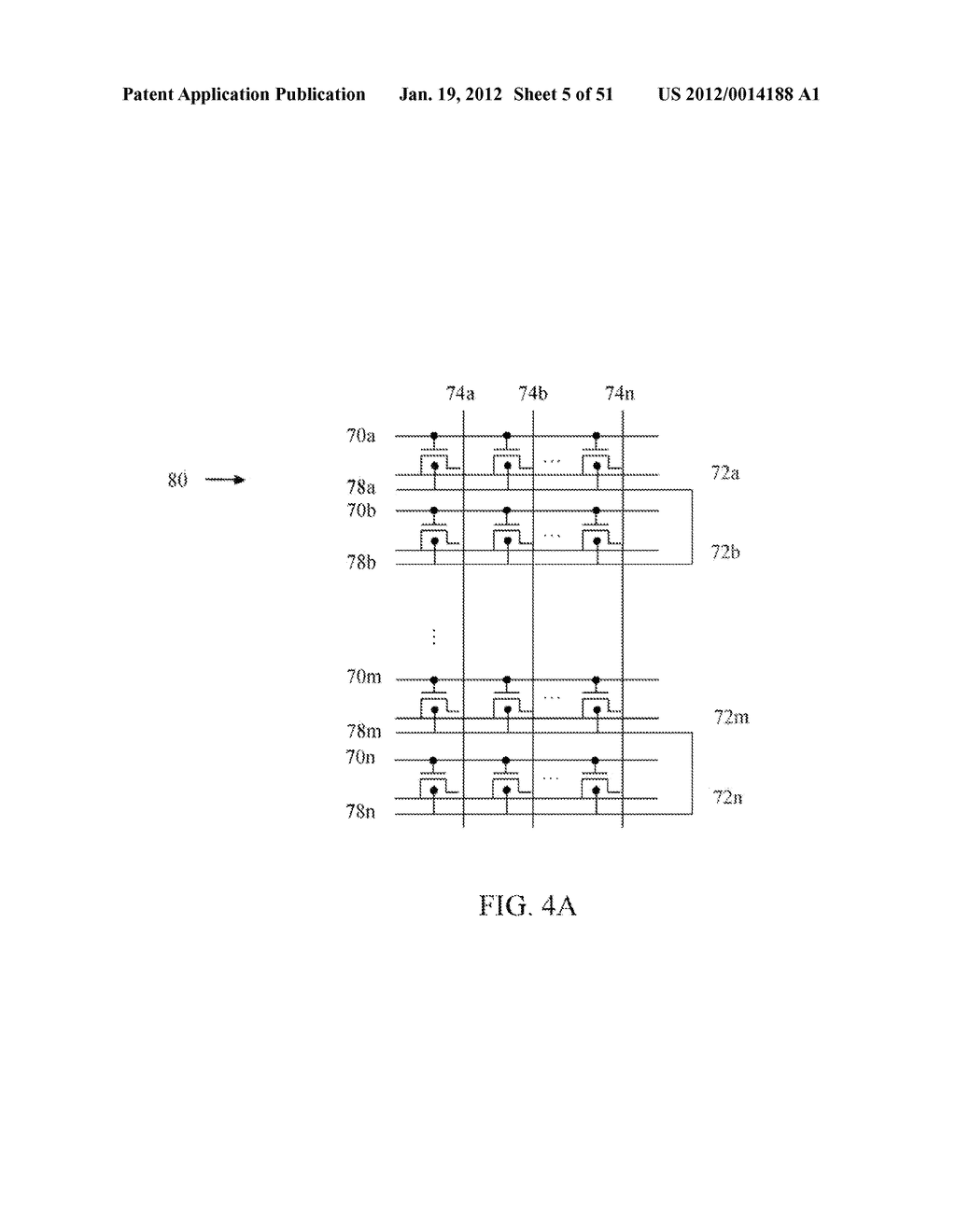 METHOD OF MAINTAINING THE STATE OF SEMICONDUCTOR MEMORY HAVING     ELECTRICALLY FLOATING BODY TRANSISTOR - diagram, schematic, and image 06