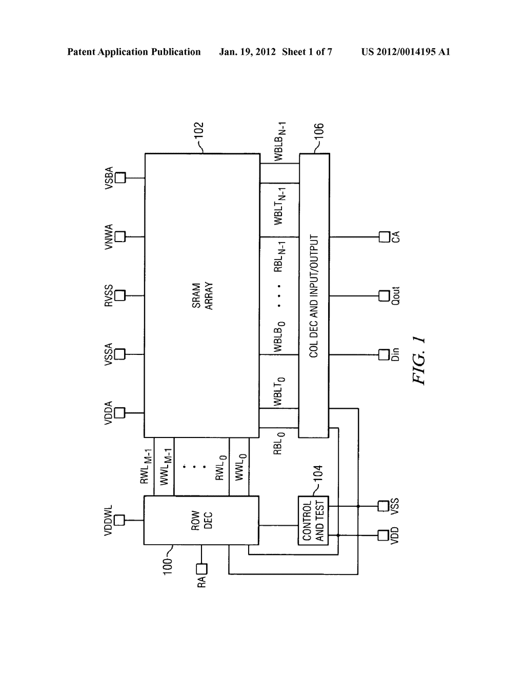 SRAM with buffered-read bit cells and its testing - diagram, schematic, and image 02