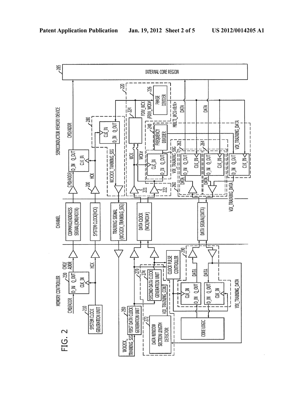 SEMICONDUCTOR MEMORY DEVICE FOR GUARANTEEING RELIABILITY OF DATA     TRANSMISSION AND SEMICONDUCTOR SYSTEM INCLUDING THE SAME - diagram, schematic, and image 03