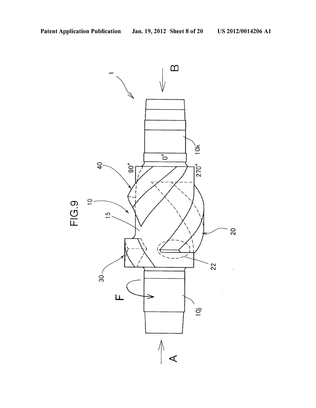 CLOSED KNEADING MACHINE AND KNEADING ROTOR - diagram, schematic, and image 09