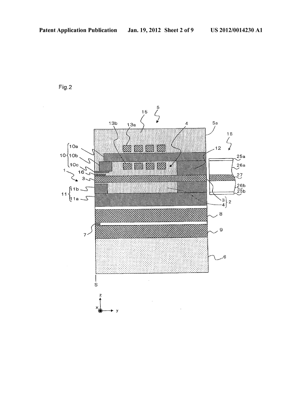 MAGNETIC RECORDING ELEMENT USED FOR THERMALLY-ASSISTED MAGNETIC RECORDING - diagram, schematic, and image 03