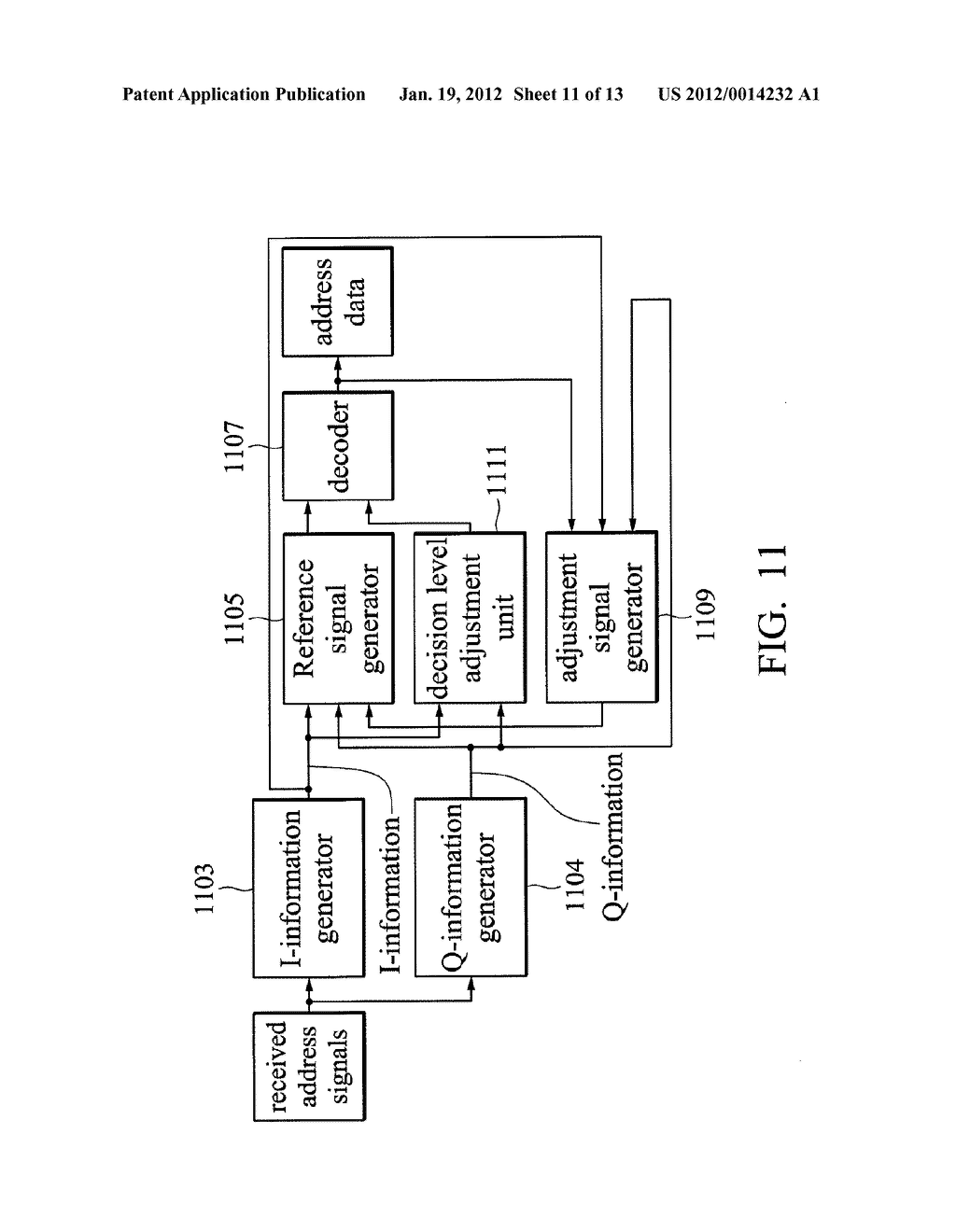 DEVICE FOR ACCESSING ADDRESS INFORMATION IN AN OPTICAL DISC - diagram, schematic, and image 12