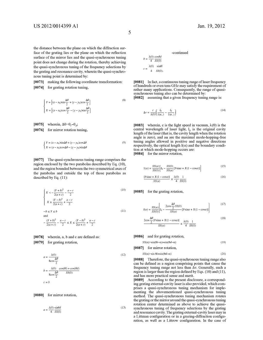 Grating External-Cavity Laser and Quasi-Synchronous Tuning Method Thereof - diagram, schematic, and image 23