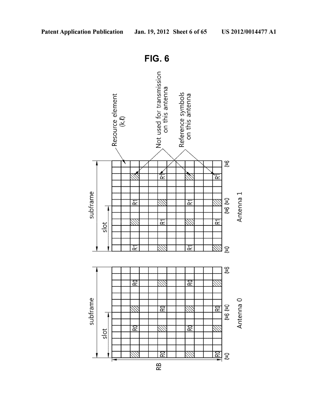 METHOD AND APPARATUS FOR TRANSMITTING REFERENCE SIGNAL IN MULTI-ANTENNA     SYSTEM - diagram, schematic, and image 07