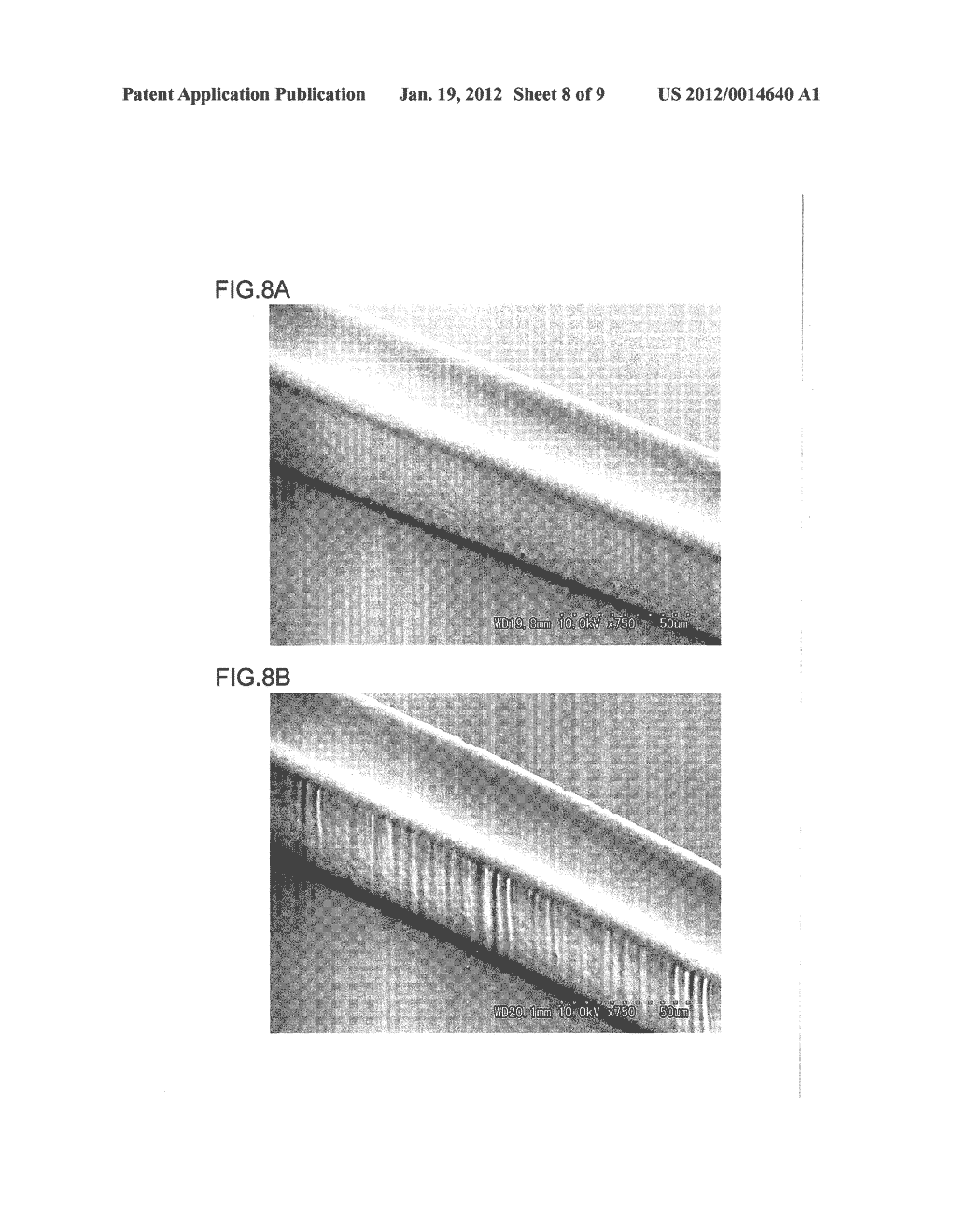 METHOD OF MANUFACTURING OPTICAL WAVEGUIDE CORE, METHOD OF MANUFACTURING     OPTICAL WAVEGUIDE, OPTICAL WAVEGUIDE, AND OPTOELECTRIC COMPOSITE WIRING     BOARD - diagram, schematic, and image 09