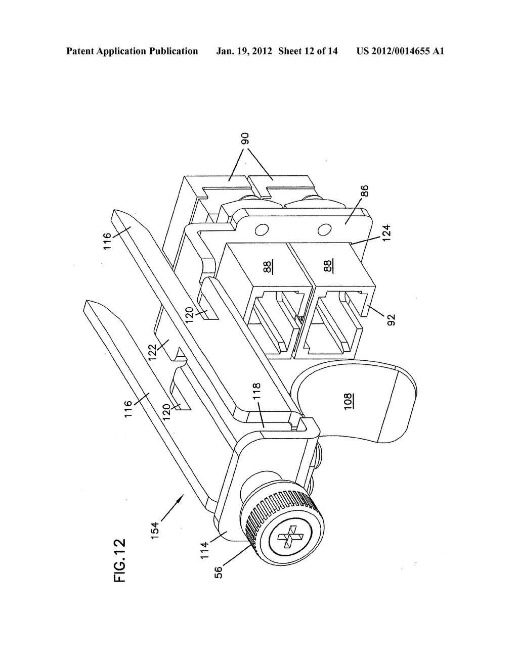 FIBER OPTIC MODULE AND SYSTEM INCLUDING REAR CONNECTORS - diagram, schematic, and image 13