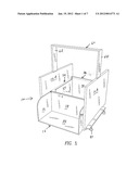 Movable debris apparatus for receiving and collecting debris diagram and image