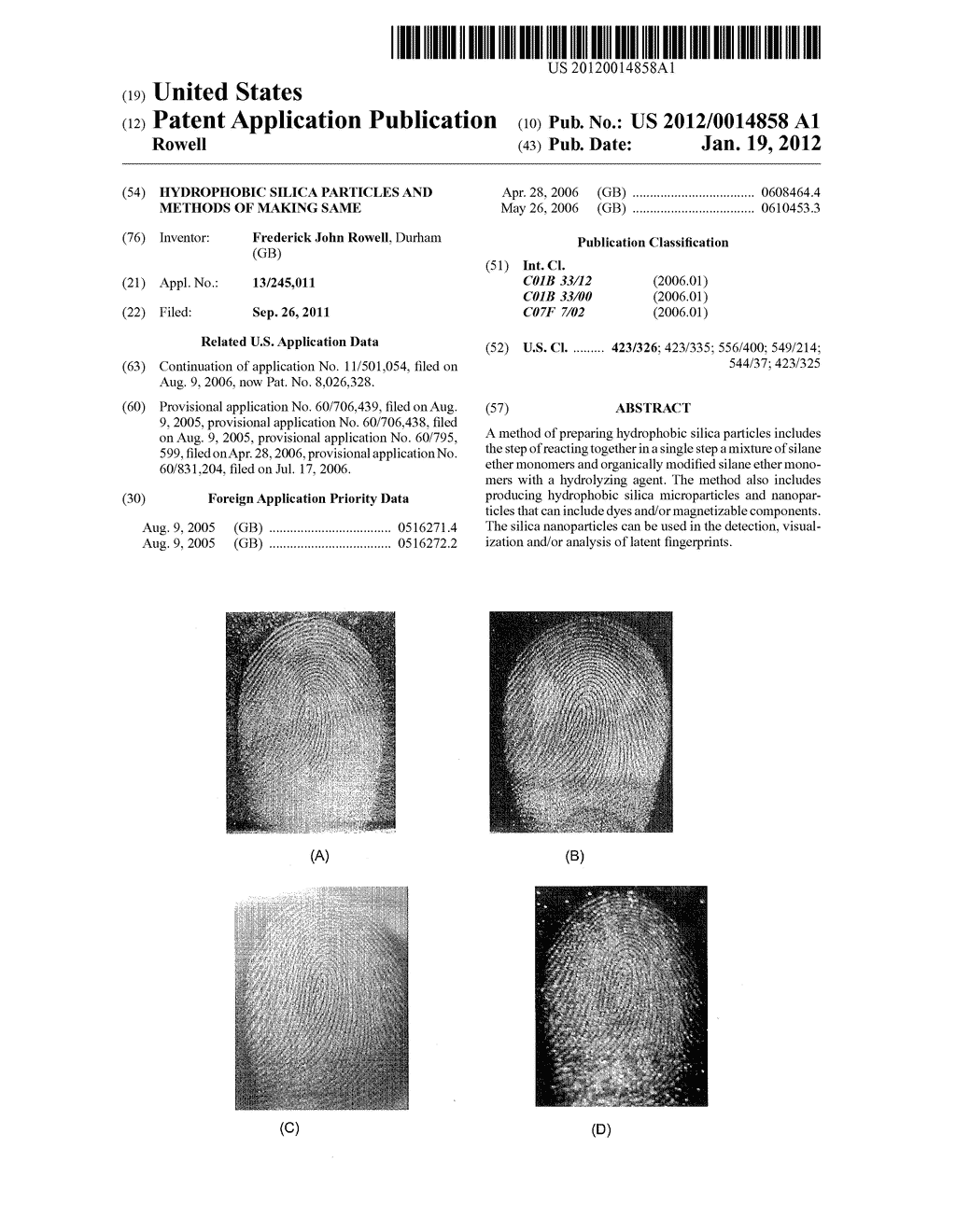 HYDROPHOBIC SILICA PARTICLES AND METHODS OF MAKING SAME - diagram, schematic, and image 01