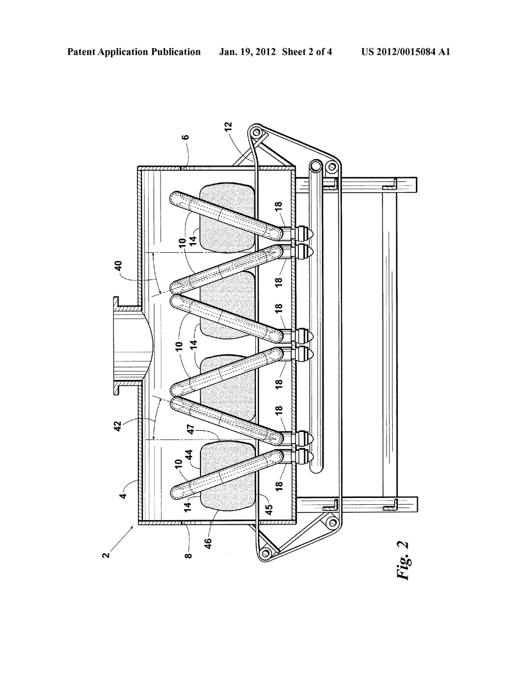 METHOD, CONTINUOUS APPARATUS, AND BURNER FOR PRODUCING A SURFACE-ROASTED     PRODUCT - diagram, schematic, and image 03