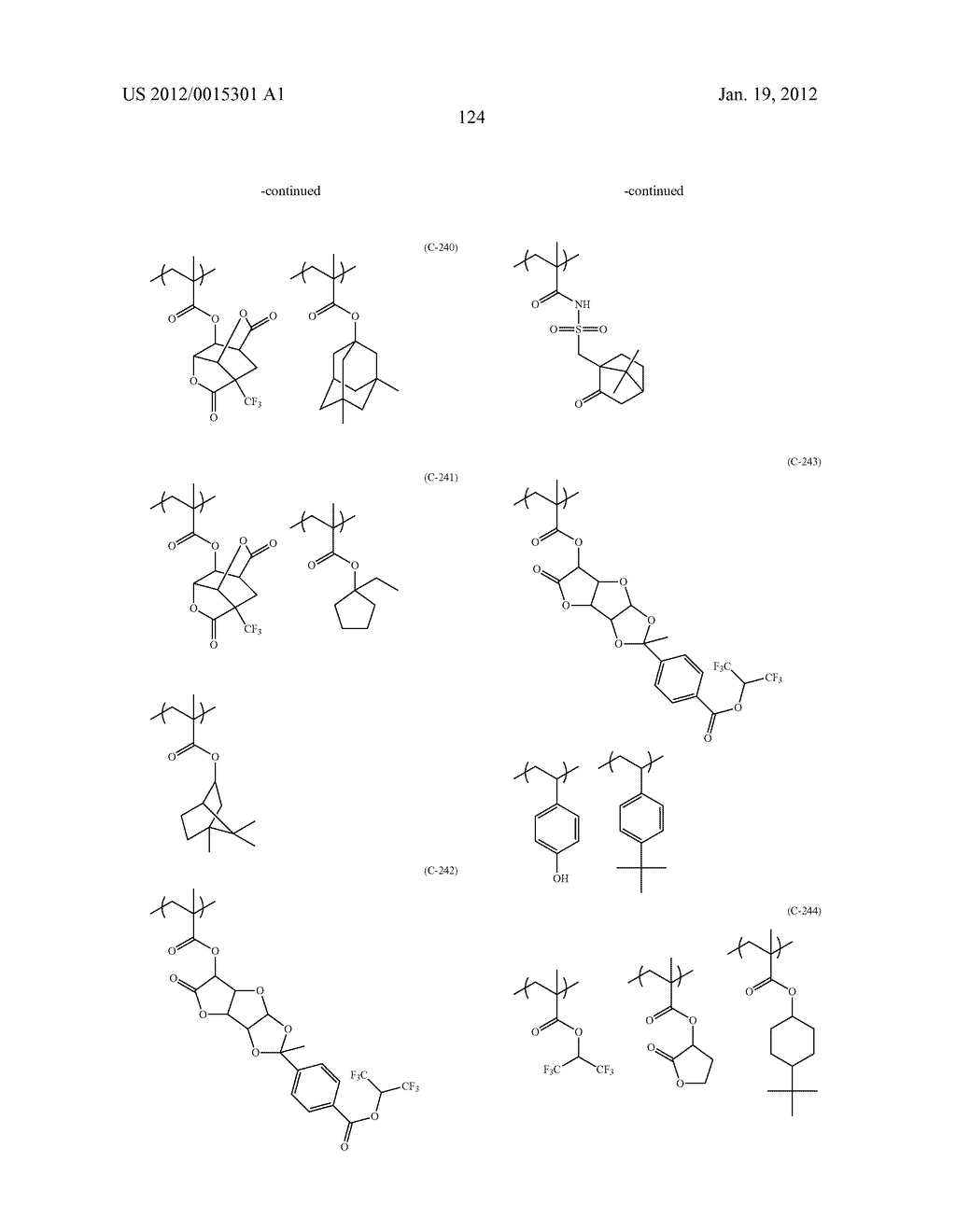 ACTINIC RAY-SENSITIVE OR RADIATION-SENSITIVE RESIN COMPOSITION AND RESIST     FILM AND PATTERN FORMING METHOD USING THE COMPOSITION - diagram, schematic, and image 125