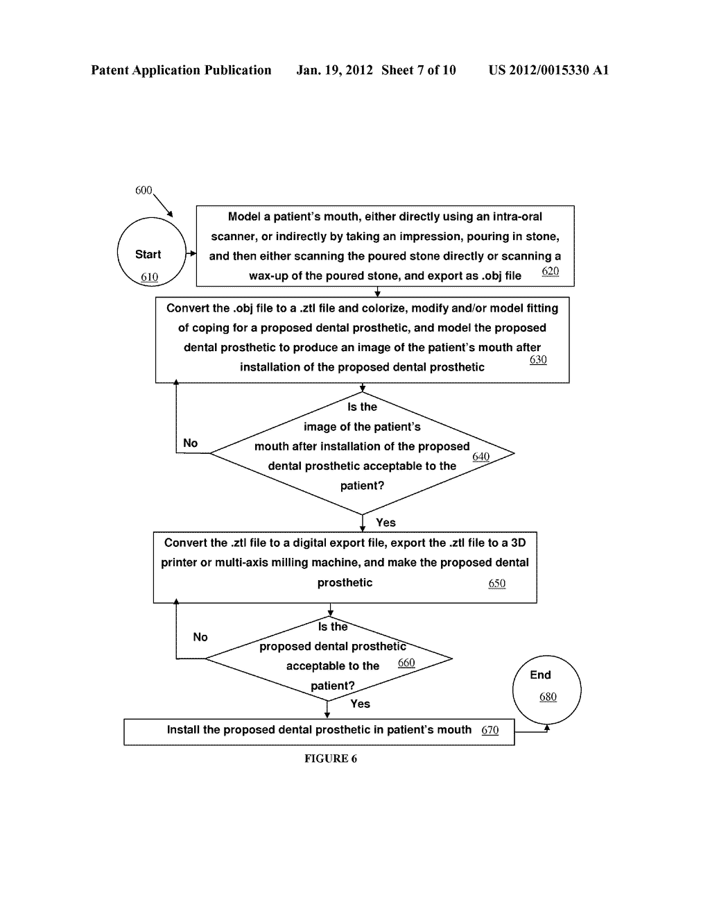 METHOD OF DESIGNING A DENTAL PROSTHETIC, AND COMPUTER READABLE MEDIUM FOR     PERFORMING A METHOD OF DESIGNING A DENTAL PROSTHETIC - diagram, schematic, and image 08