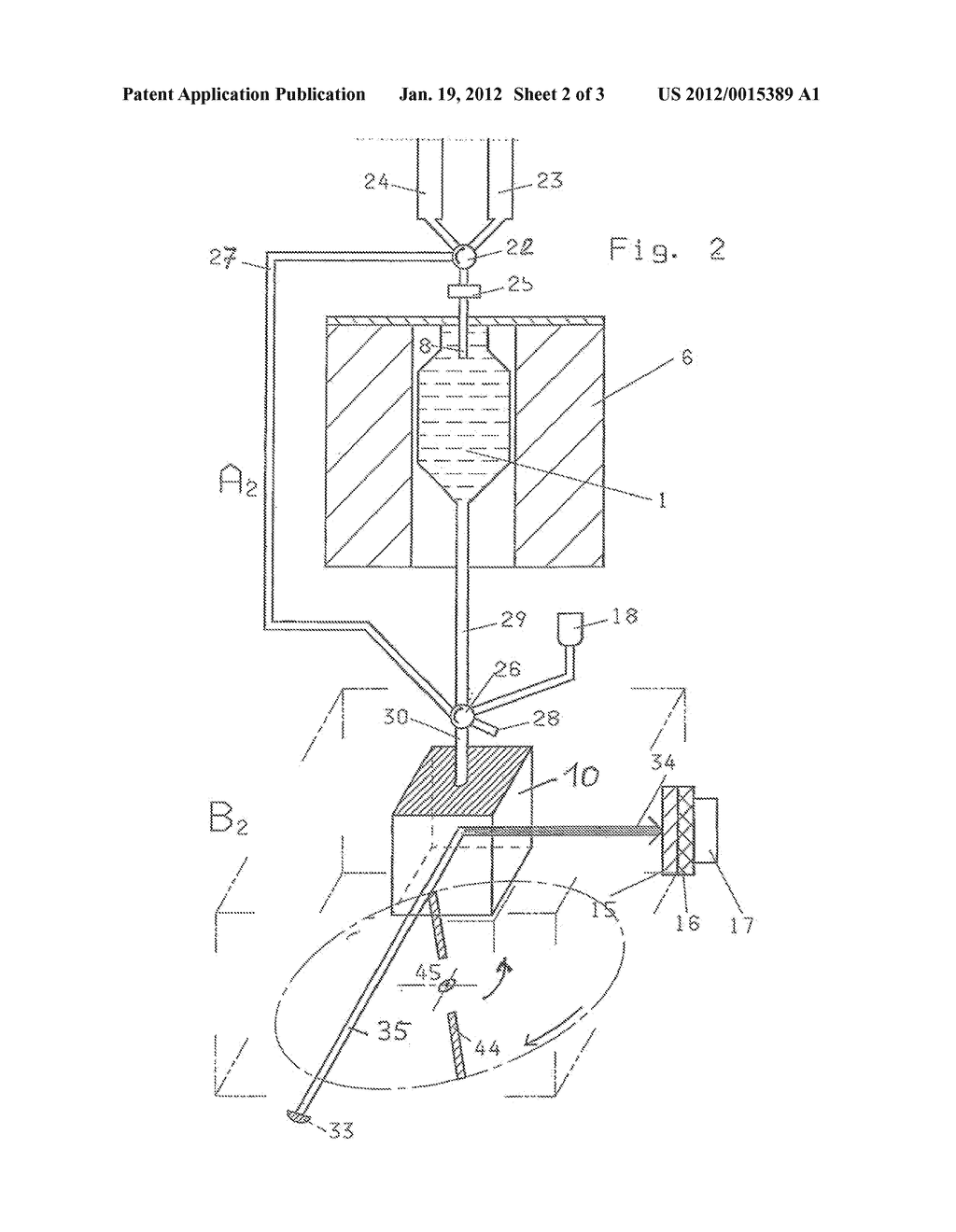 METHOD AND DEVICE FOR MEASURING THE ACTIVITY OF ENZYMES AFTER     DE-INHIBITION - diagram, schematic, and image 03