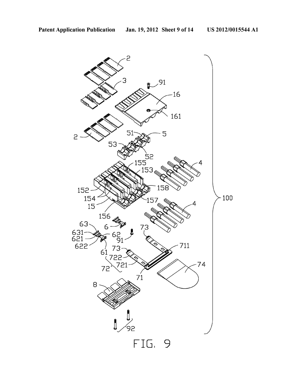 ELECTRICAL CONNECTOR ASSEMBLY HAVING ENGAGING MEANS FOR PROVIDING HOLDING     FORCE - diagram, schematic, and image 10