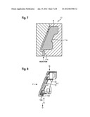 METHOD FOR PRODUCING DISPLAY MEMBER AND MOLDED PRODUCT FOR DISPLAY MEMBER diagram and image