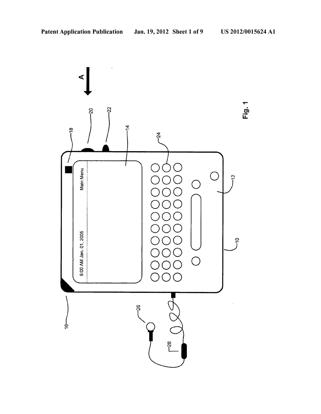 SYSTEM AND METHOD FOR ORGANIZING APPLICATION INDICATORS ON AN ELECTRONIC     DEVICE - diagram, schematic, and image 02