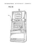 GAMING SYSTEM AND METHOD HAVING PROGRESSIVE FREE GAMES diagram and image