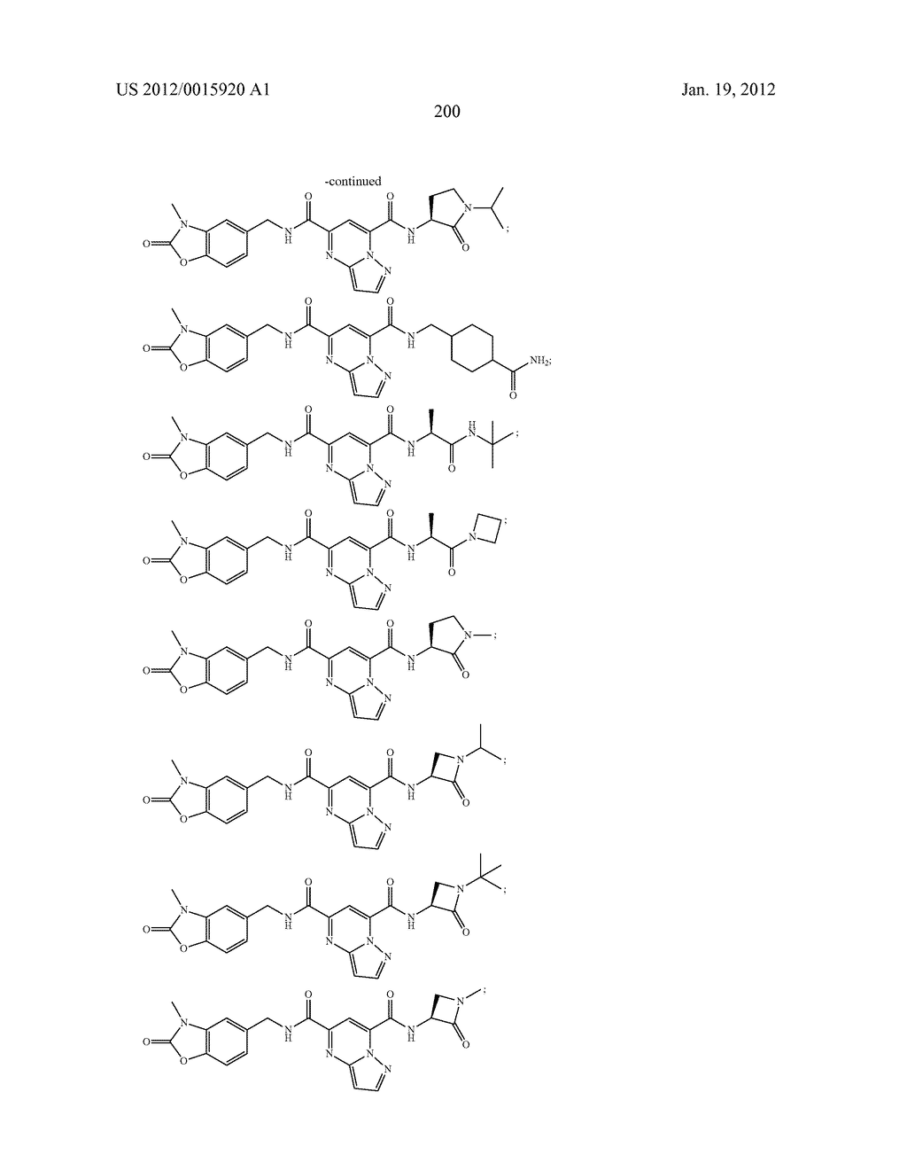 HETEROBICYCLIC METALLOPROTEASE INHIBITORS - diagram, schematic, and image 201