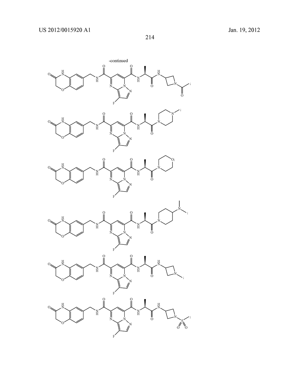 HETEROBICYCLIC METALLOPROTEASE INHIBITORS - diagram, schematic, and image 215