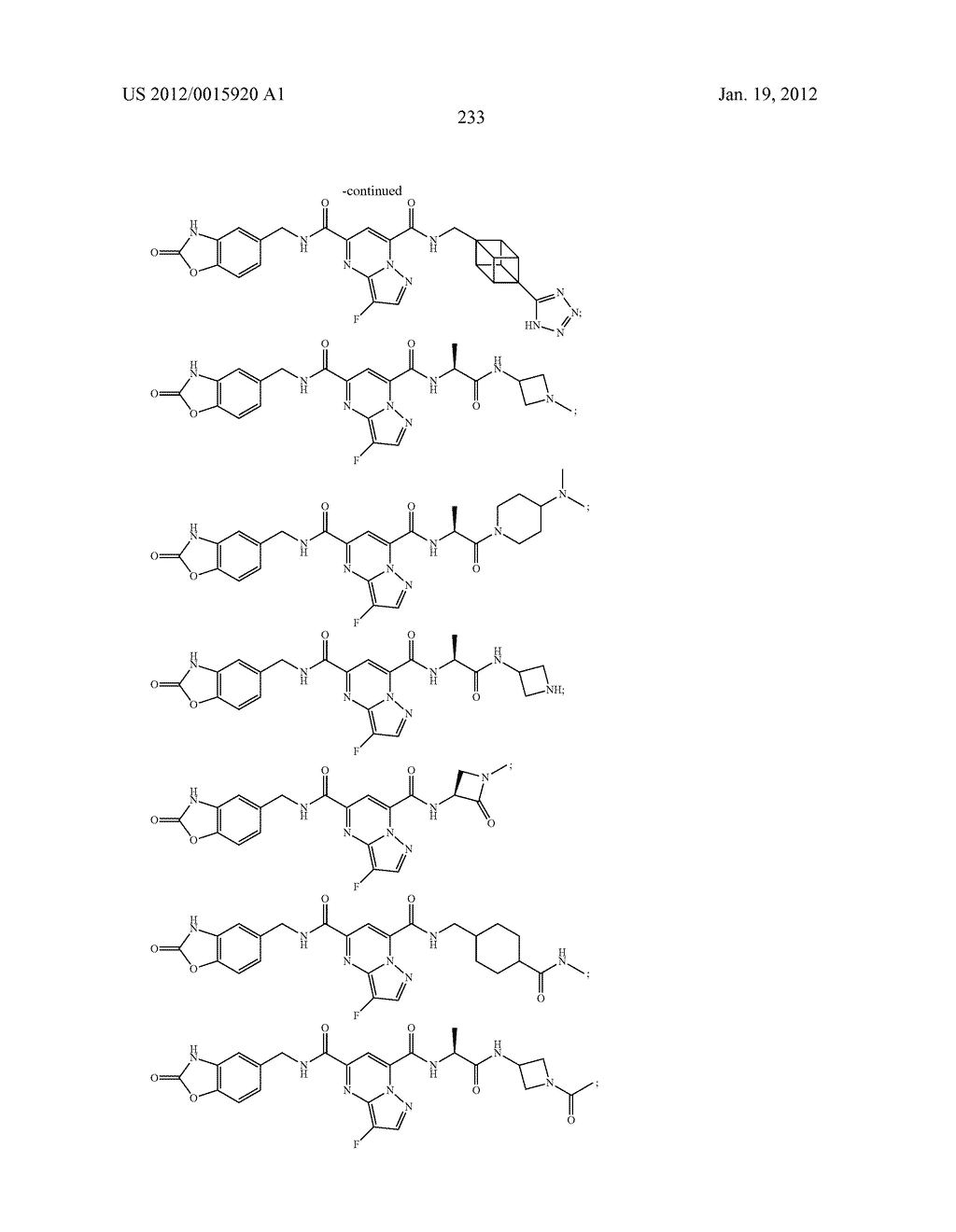 HETEROBICYCLIC METALLOPROTEASE INHIBITORS - diagram, schematic, and image 234